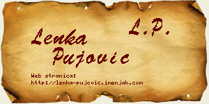 Lenka Pujović vizit kartica